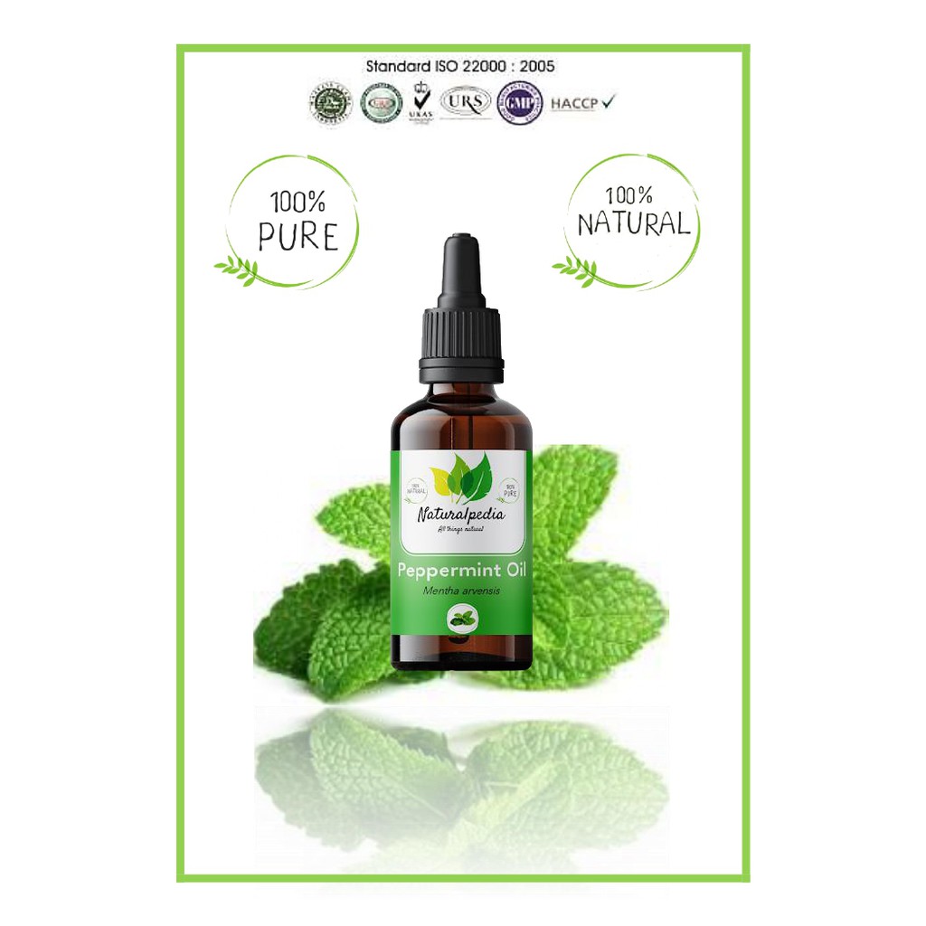 Pure Peppermint Essential Oil / Minyak Esensial Atsiri Daun Mint Murni 30ml