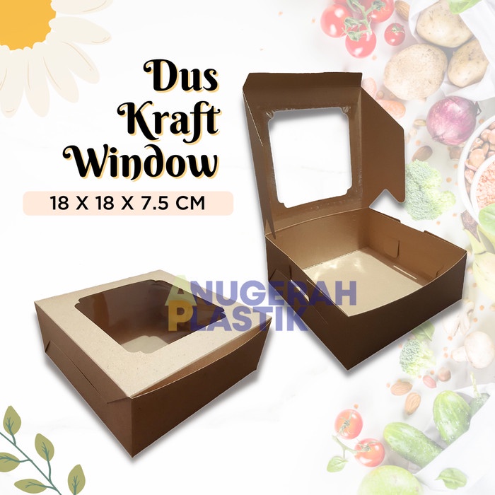 

Dus Kraft Window Untuk Hampers Ukuran 18x18 Dan 20x20/Window Kraft Box Window Untuk Hampers