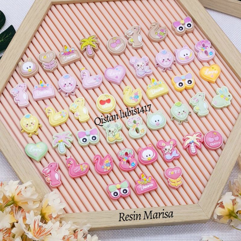 Resin|Clay Playtopia RRM(Reisya,Riana,Marisa,Animal give)10 pcs