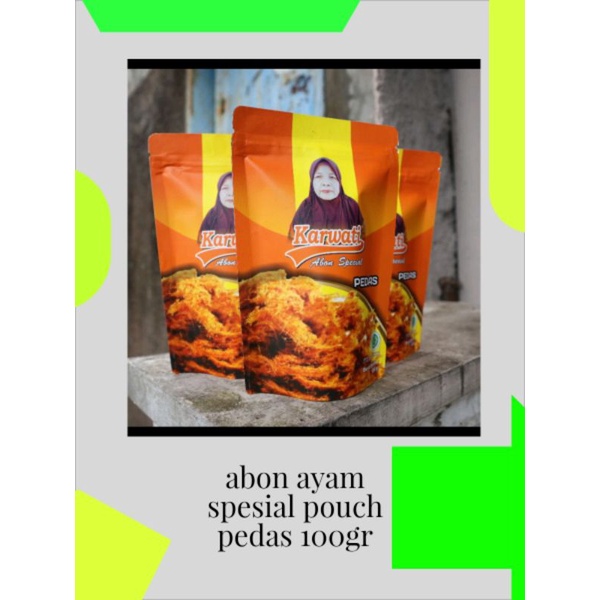 

abon ayam kemasan pouch