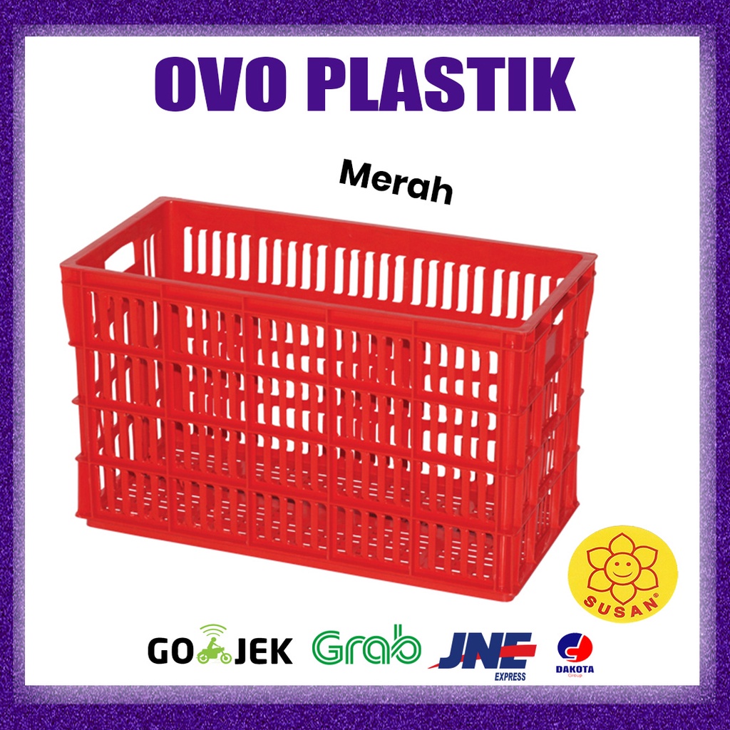 Keranjang Plastik - Keranjang Piring - Krat Piring Jumbo 178 By SUSAN