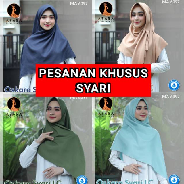 Pesanan Hijab Syari Khusus admin Nada dan Melody