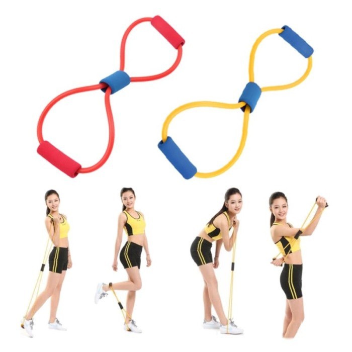 NEW 8 Loop Band | Figure 8 Resistance Band | Gym &amp; Fitness READY STOCK