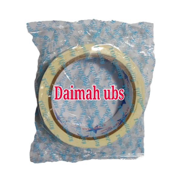 

Isolasi Kertas Masking Seven Star Tape 1 inch 24mm 20yard Terbaik Asli Paling Lengket