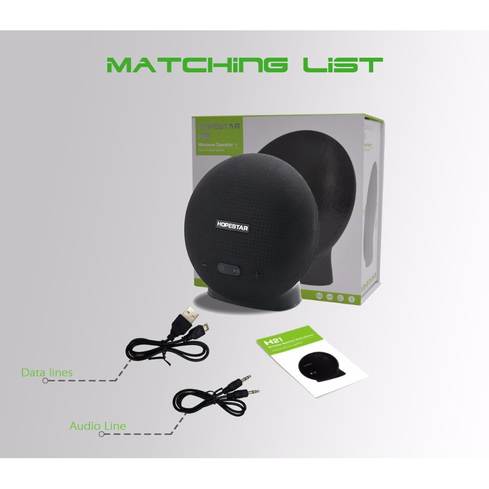 Hopestar H21 waterproof 1+1 series bluetooth speaker design degree heavy bass