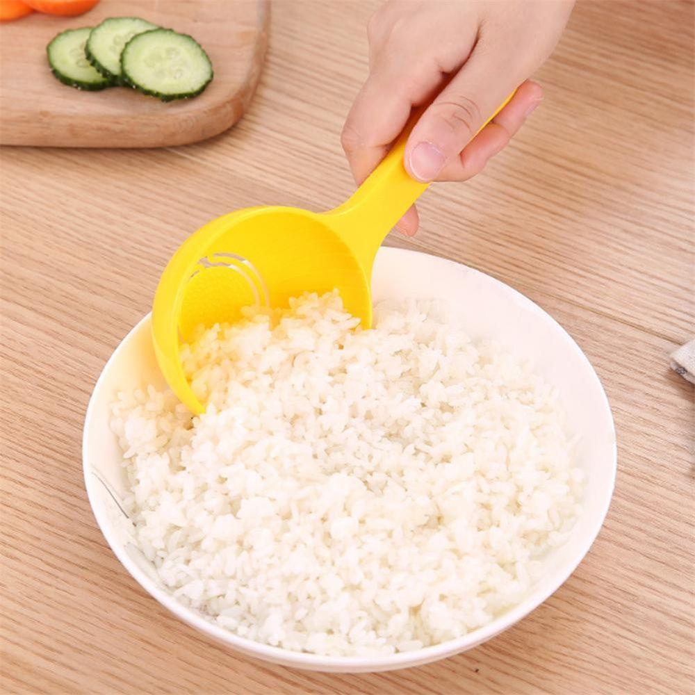 Populer 4Pcs /Set Sendok Nasi Cetakan DIY Setengah Bulat Congee Spoon Rice Ball Spoon