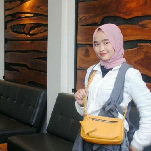 Tas wanita papirut selempang murah kulit jeruk elvinabags Namy slingbag terbaru wanita