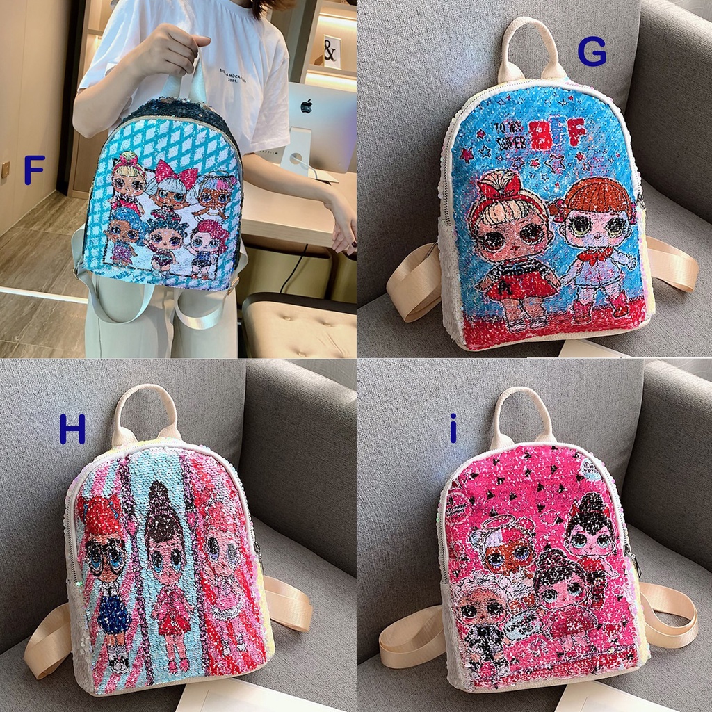 Backpack / Tas Ransel Anak Perempuan Magic Sequin