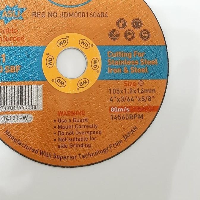 BATU GURINDA POTONG WD/BATU POTONG WD/ BATU POTONG BESI 4x1.2 isi 20pc