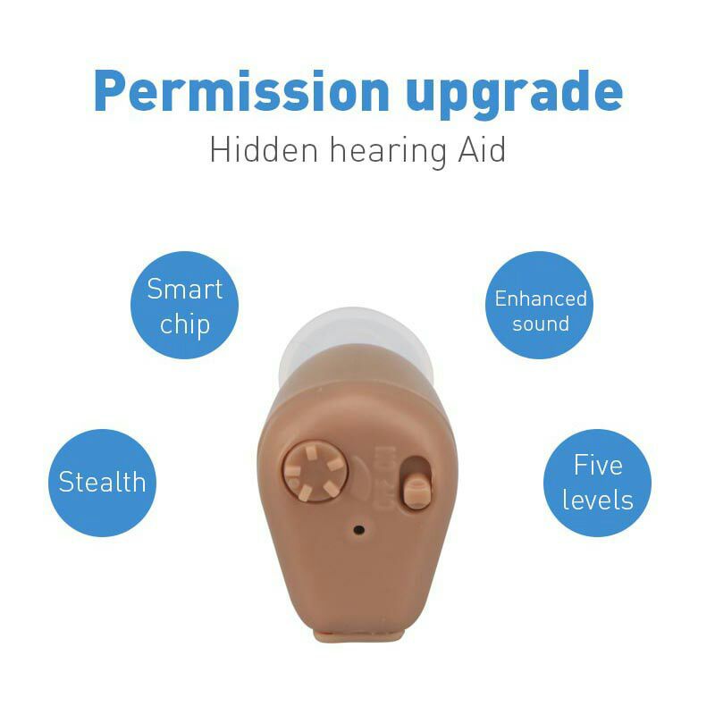 TaffOmicron Alat Bantu Dengar In Ear Hearing Aid K-88 Beige