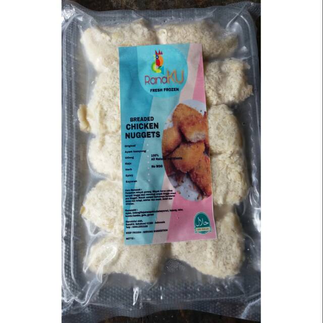 

Chicken Nuget with Herb. Non MSG/Halal/Asli Ayam