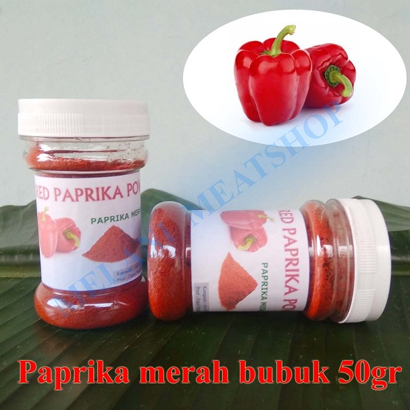 

Paprika Merah Bubuk Rempah Bumbu 50gr Red Paprika Powder Botol 50 gr