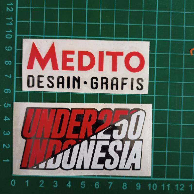 Sticker Cutting UNDER 250 INDONESIA