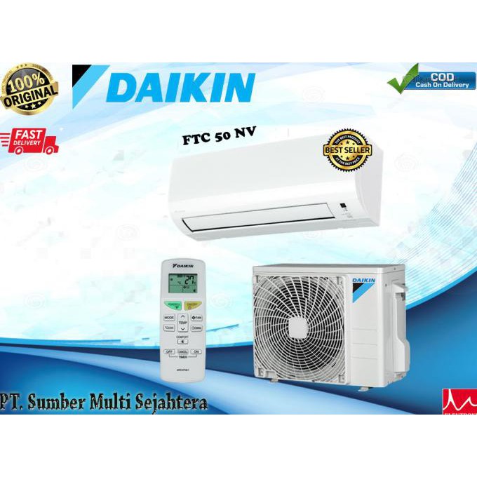Ac Daikin Ftc50Nv14 - Standard Thailand 2 Pk - R32 Terbaru