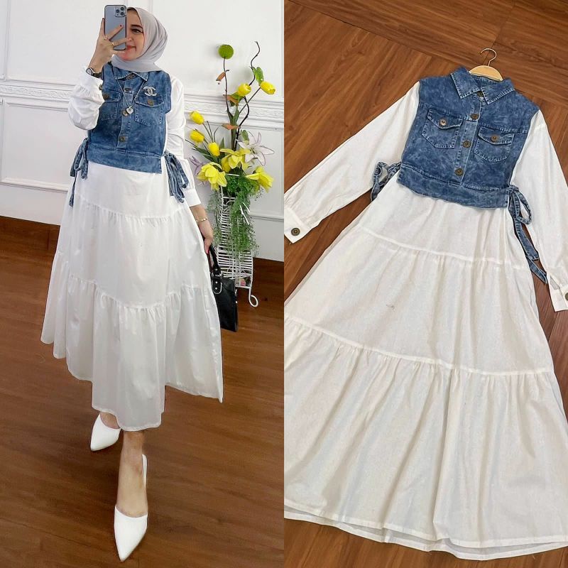GAMIS ROMPI JEANS