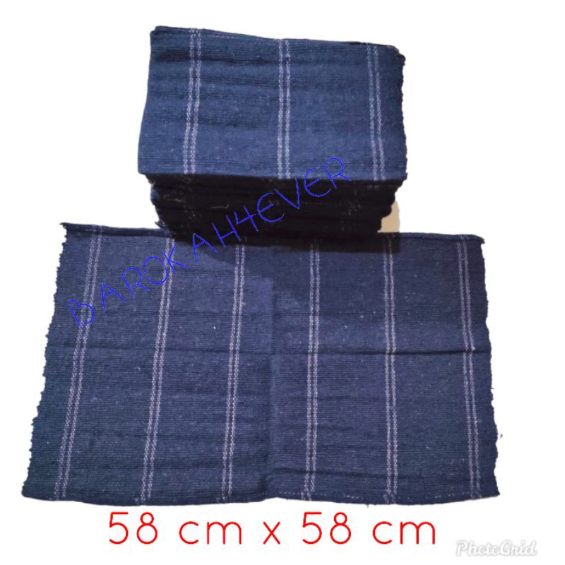 Lap Pel Kain Lap Pel Tangan Biru Tebal JUMBO (58x58)