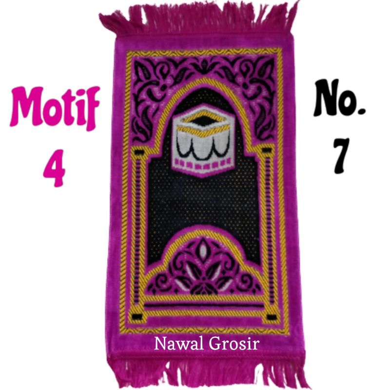 Sajadah Anak 60x35cm/ Sajadah Turki/ Sajadah Oleh Oleh Haji bisa pilih motif-5