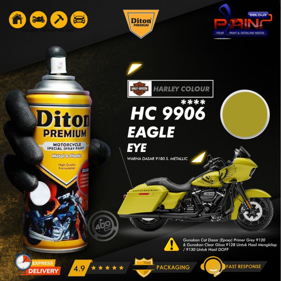 Cat Semprot DITON PREMIUM Harley Colors - Eagle Eye HC9906****