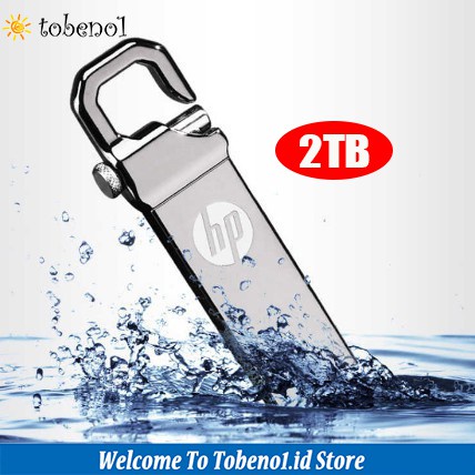 HP 2TB Flash Drive Metal Waterproof High speed U Disk Flash Drive