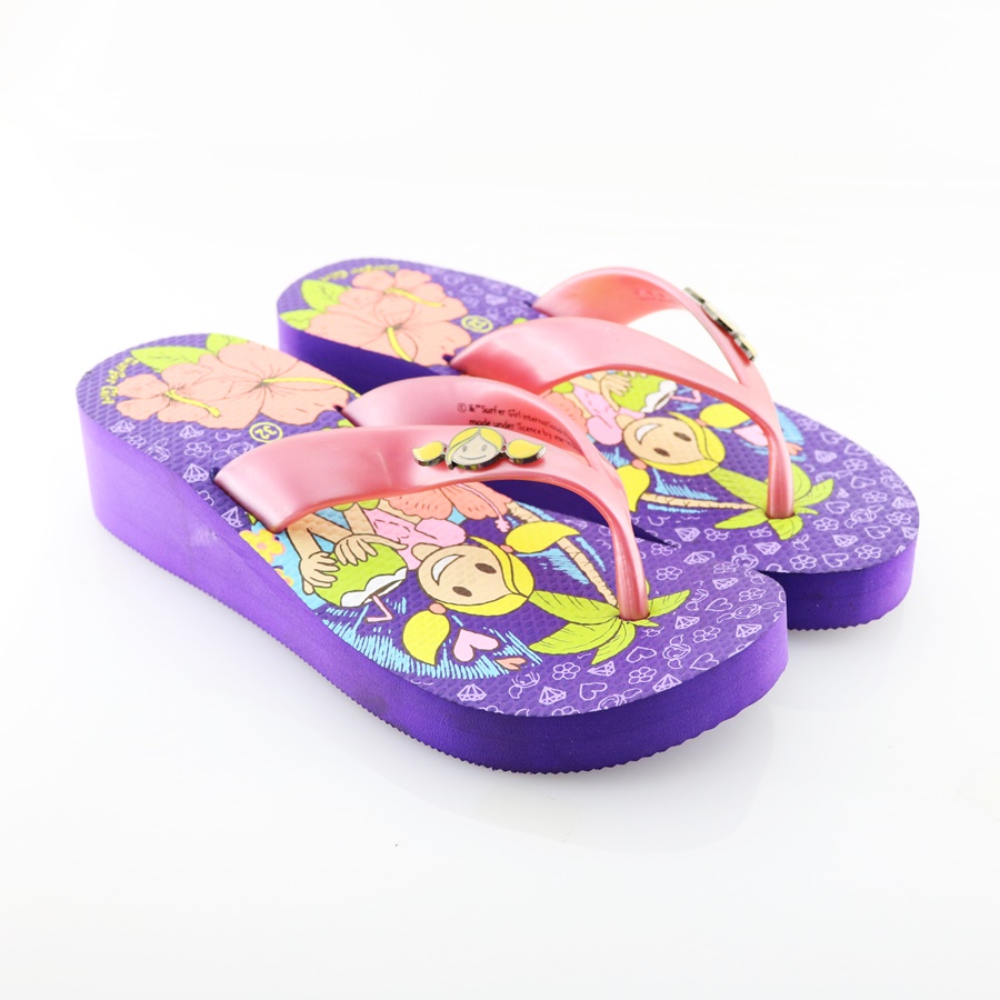 Surfer Girl SG 108 Ungu - Sandal Wedges Anak Perempuan