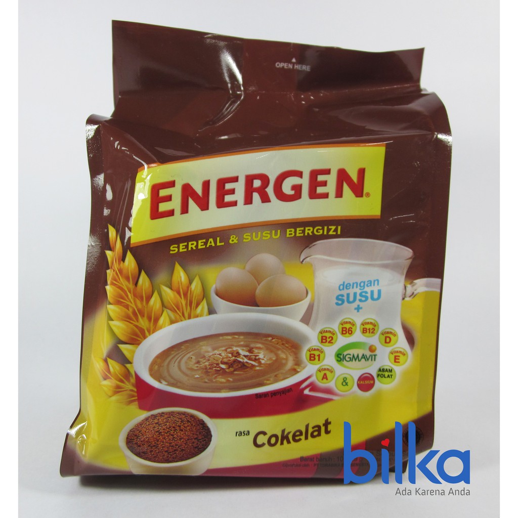 

ENERGEN SEREAL COKELAT BAG 10'S 29g