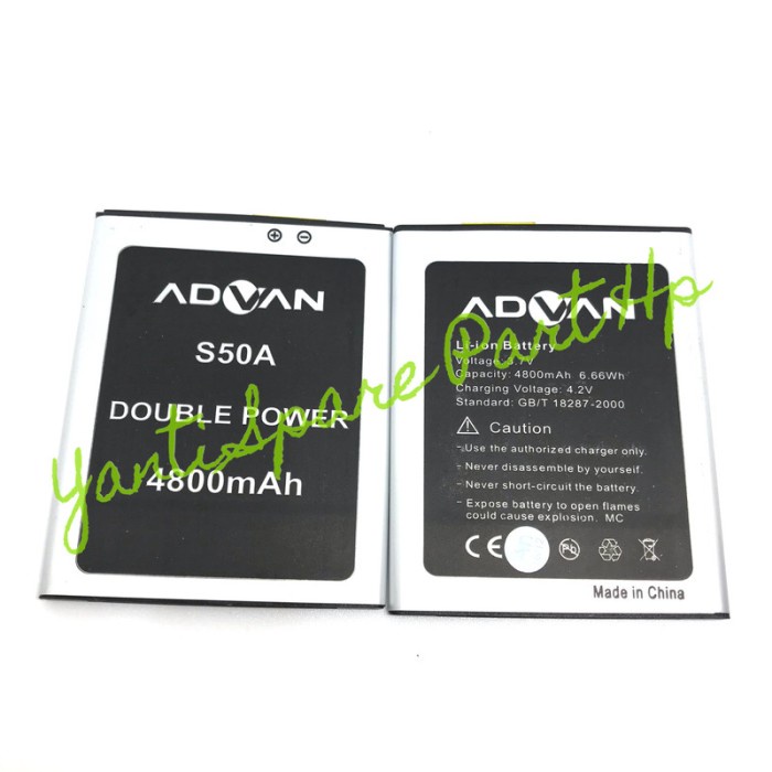 Baterai Advan S50A Original New