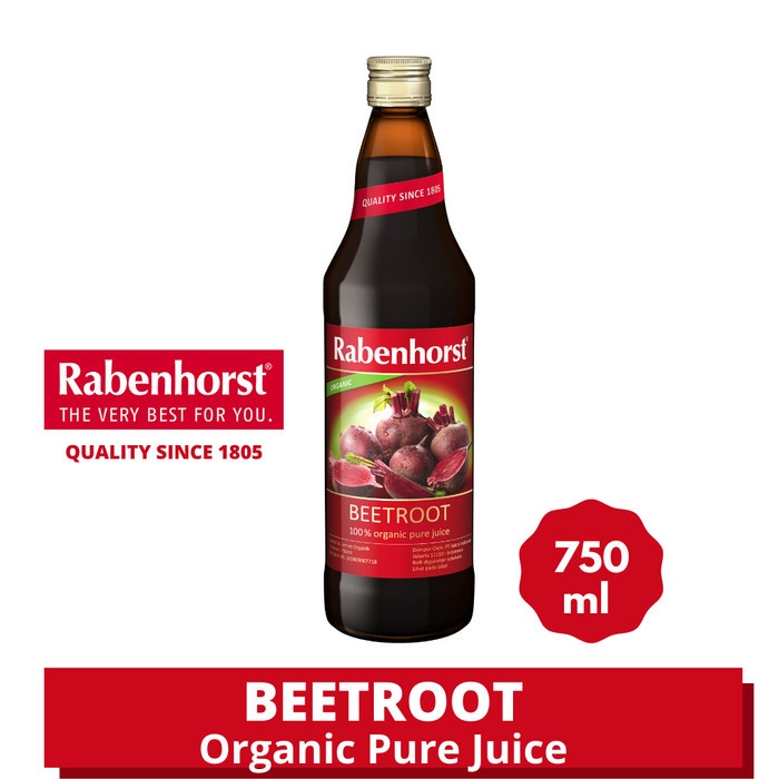 

Rabenhorst Organic Pure Juice BEETROOT 750ml Jus Organik rasa Buah Bit
