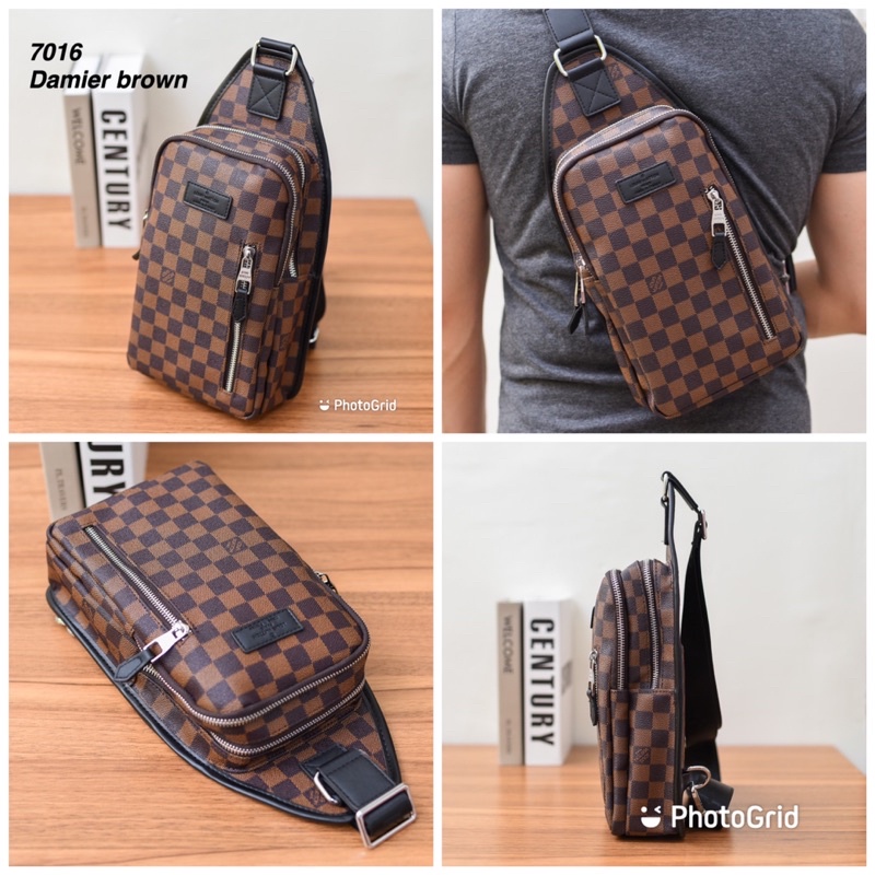 Tas selempang dada pria 7016 model terbaru