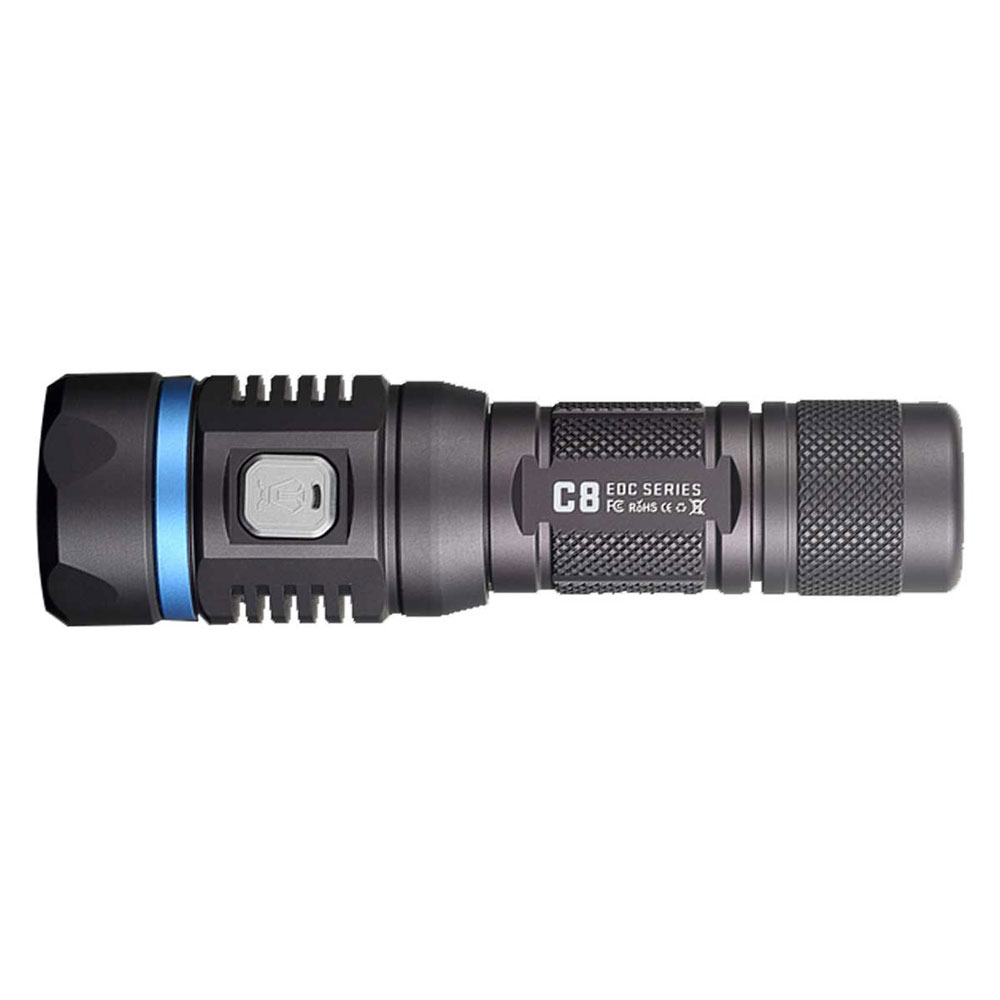 JETBeam C8 Pro Tactical Senter LED Cree SST-40 N4 BC 1200 Lumens