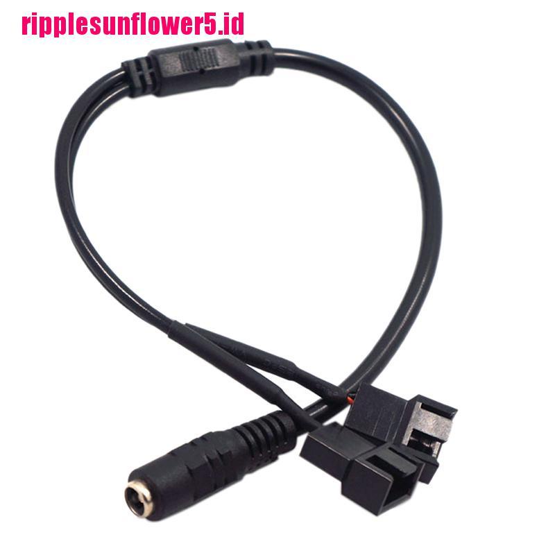 Kabel Adapter Power Dc 5521 Ke 4Pin PWM 4Pin 12V 2 Arah Untuk PC