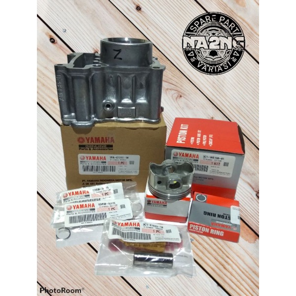 CYLINDER BLOK + PISTON KIT SET VIXION 1PA DAN VIXION OLD  ORIGINAL YAMAHA