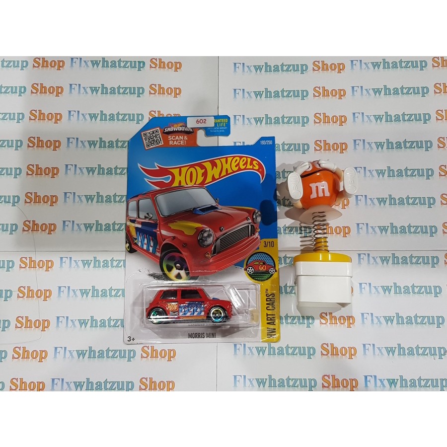 Hot Wheels Morris Mini (HW ART CARS) - RED US CARD