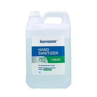 Hand santizer * Instance * Liquid * 75% alkohol * 4 liter