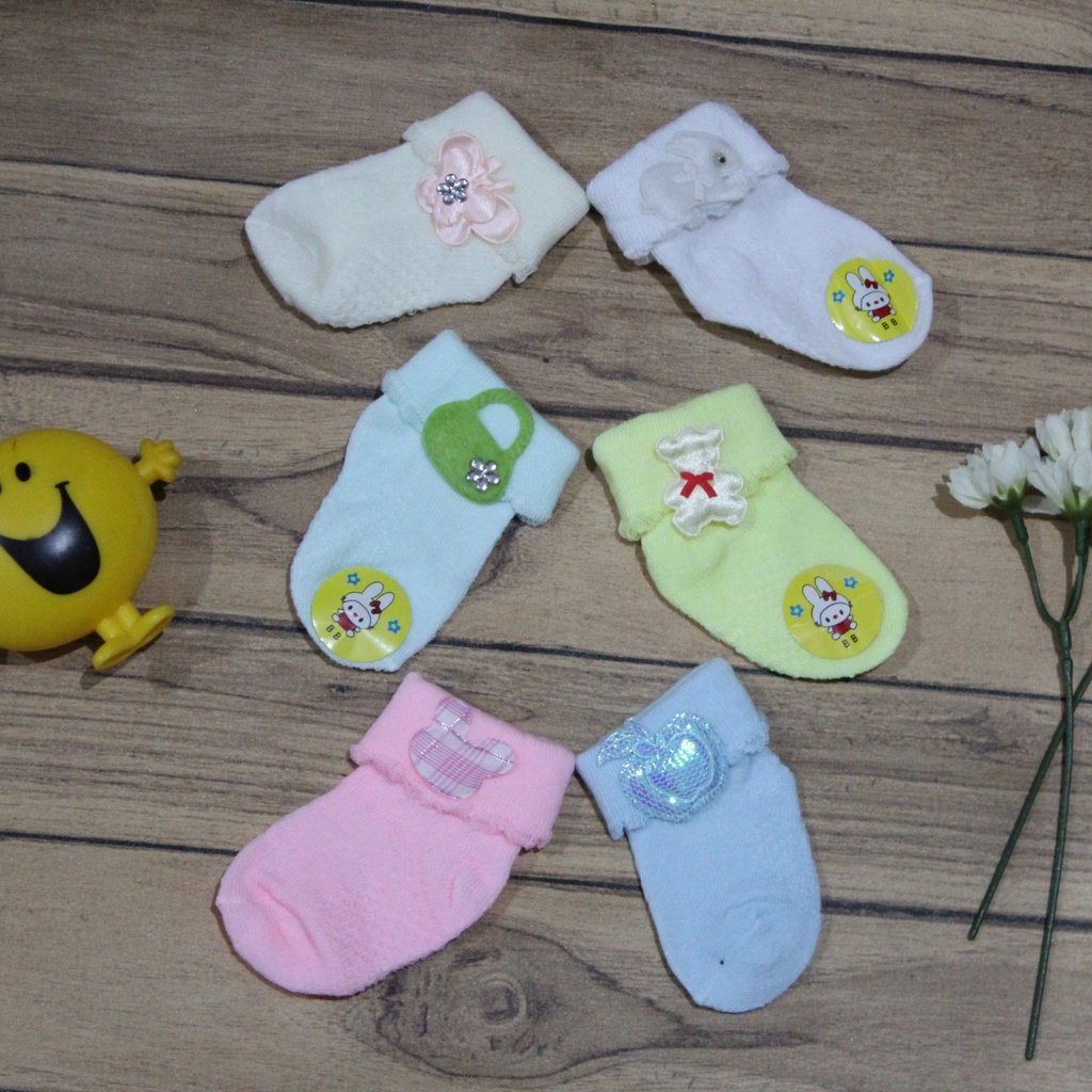 Kaos Kaki Renda Bayi Perempuan ISI 3 &amp; 2 Pasang / Renda Anak Perempuan Import Kaos Kaki Renda Pita Lucu