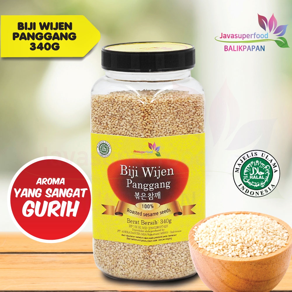 

BIJI WIJEN PANGGANG / SESAME SEEDS ROASTED KOREA 340 GRAM