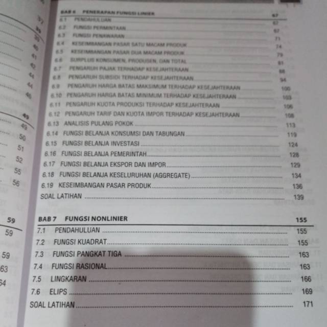 Buku Matematika Ekonomi Dan Bisnis Jilid 1 Edisi 4 By Josep