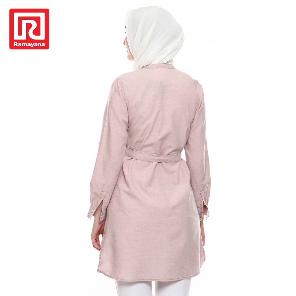 launch Ramayana - JJ Jeans Blouse Interlis+Ikt Pgg 71233-R Pink