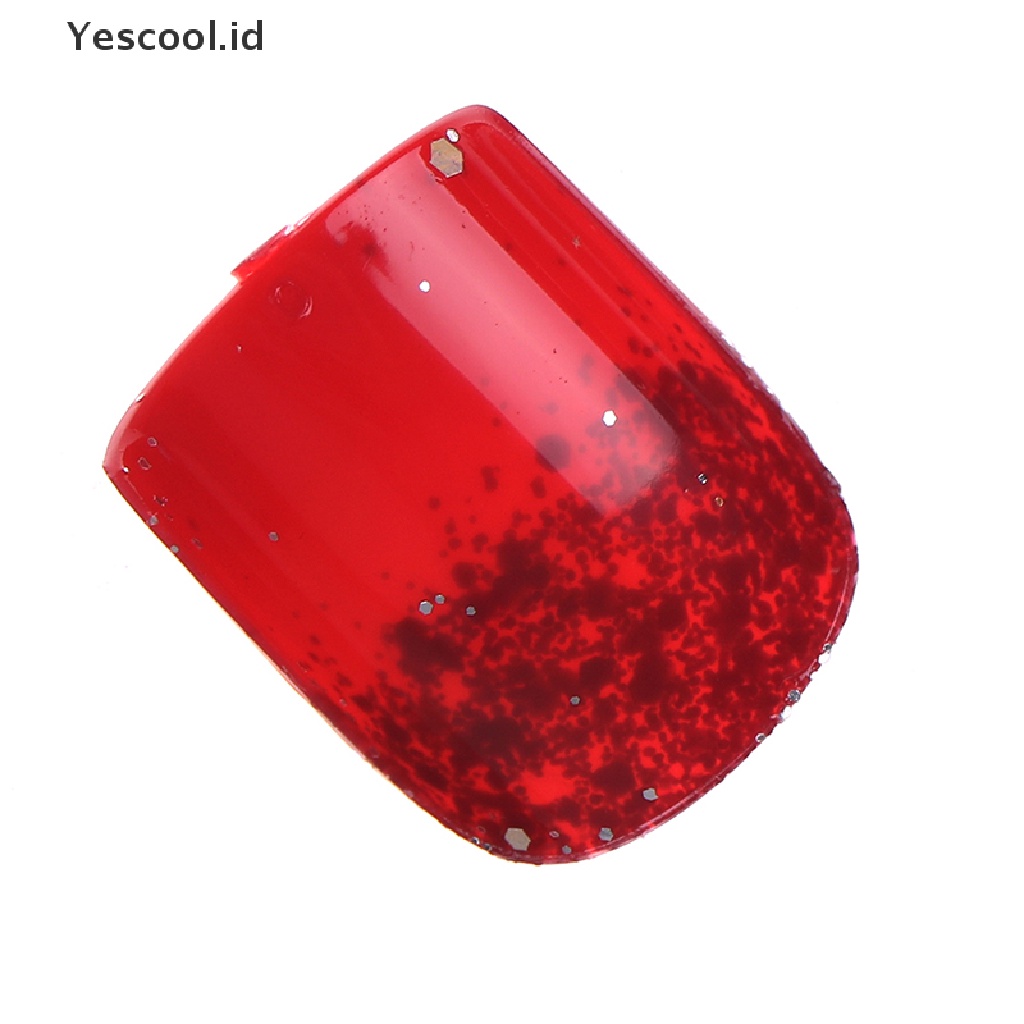 24pcs Stiker Kuku Palsu Bahan Akrilik Aksen Berlian Imitasi Dengan Lem Untuk Dekorasi nail art