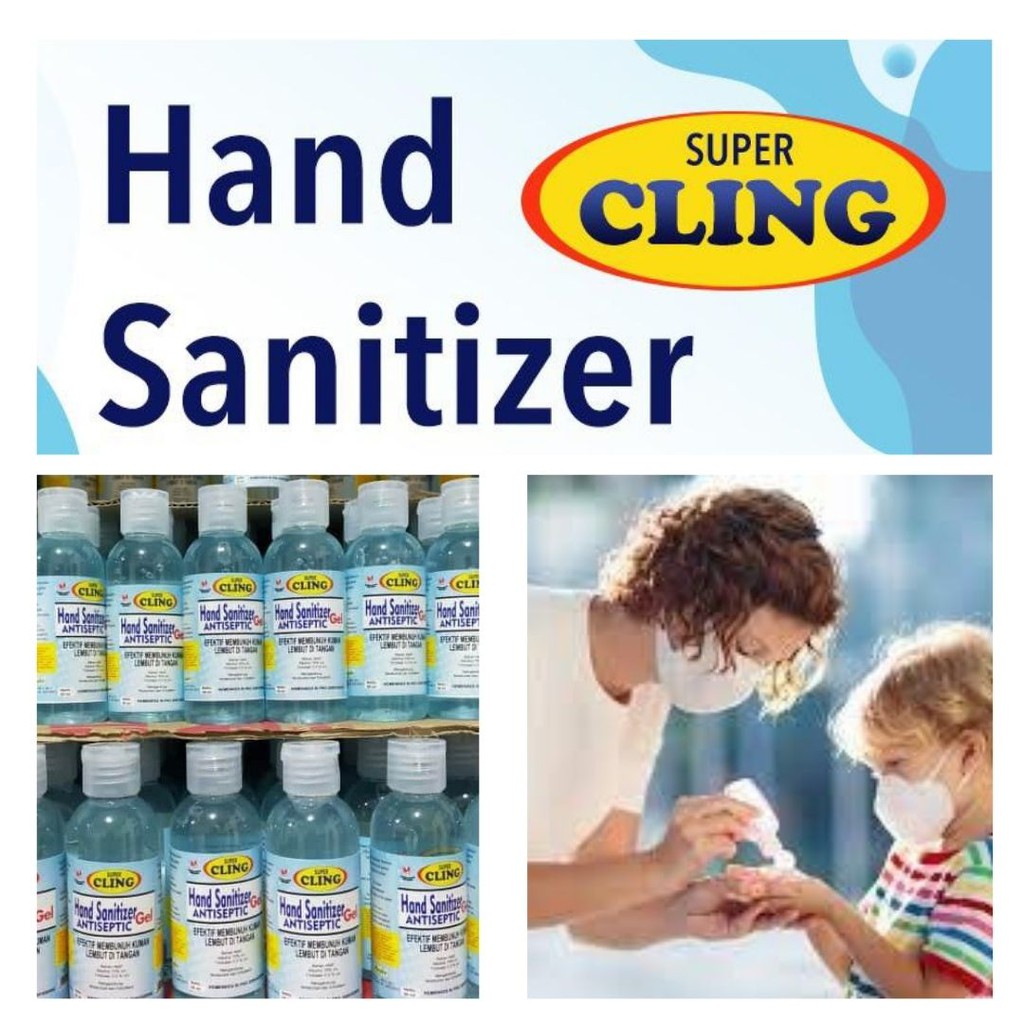 Hand Sanitizer Serbaguna Super Cling Pencuci Tangan Anti Kuman 100ml 114101