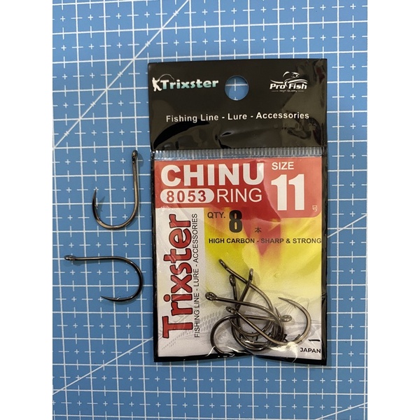 Kail Pancing Chinu Ring Trixster High Carbon - Strong & Sharp-TRX CHINU No 11