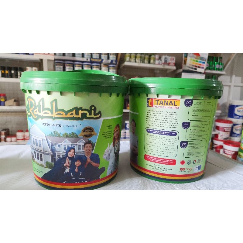 Cat Tembok TANAL RABBANI 4.5 KG | CAT SETARA QLUC NIPPON | KHUSUS PUTIH 5KG