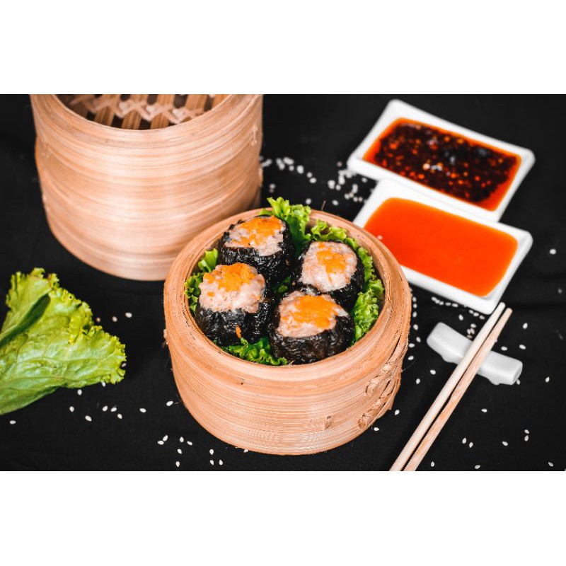 

Dimsum nori / Black dimsum / frozen isi 50 pcs + saus