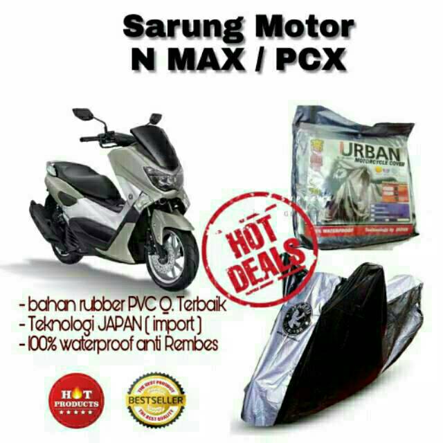 COVER SARUNG SELIMUT TUTUP MOTOR URBAN WATERPROOF HONDA YAMAHA VESPA SUZUKI BEBEK VARIO BEAT JUPITER