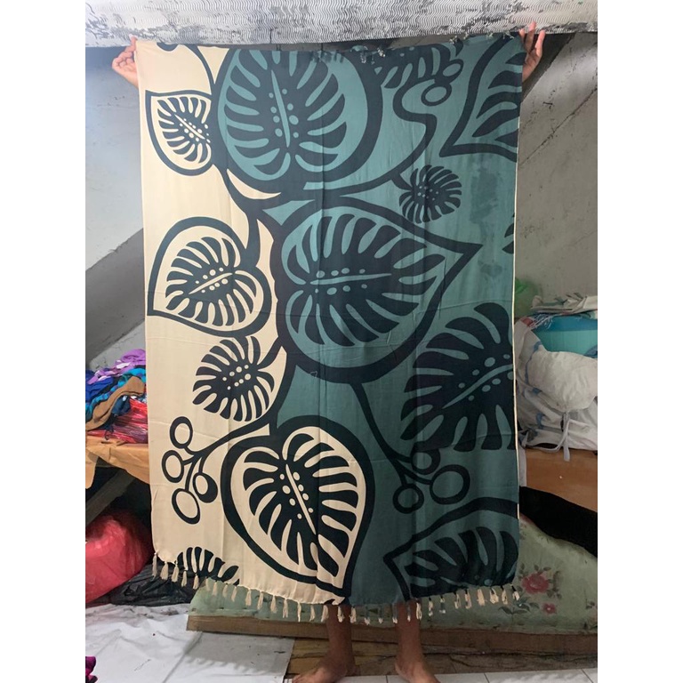 Kain Bali Premium / Kain sarong Bali Halus / Kain Pantai Bali ( Painting )