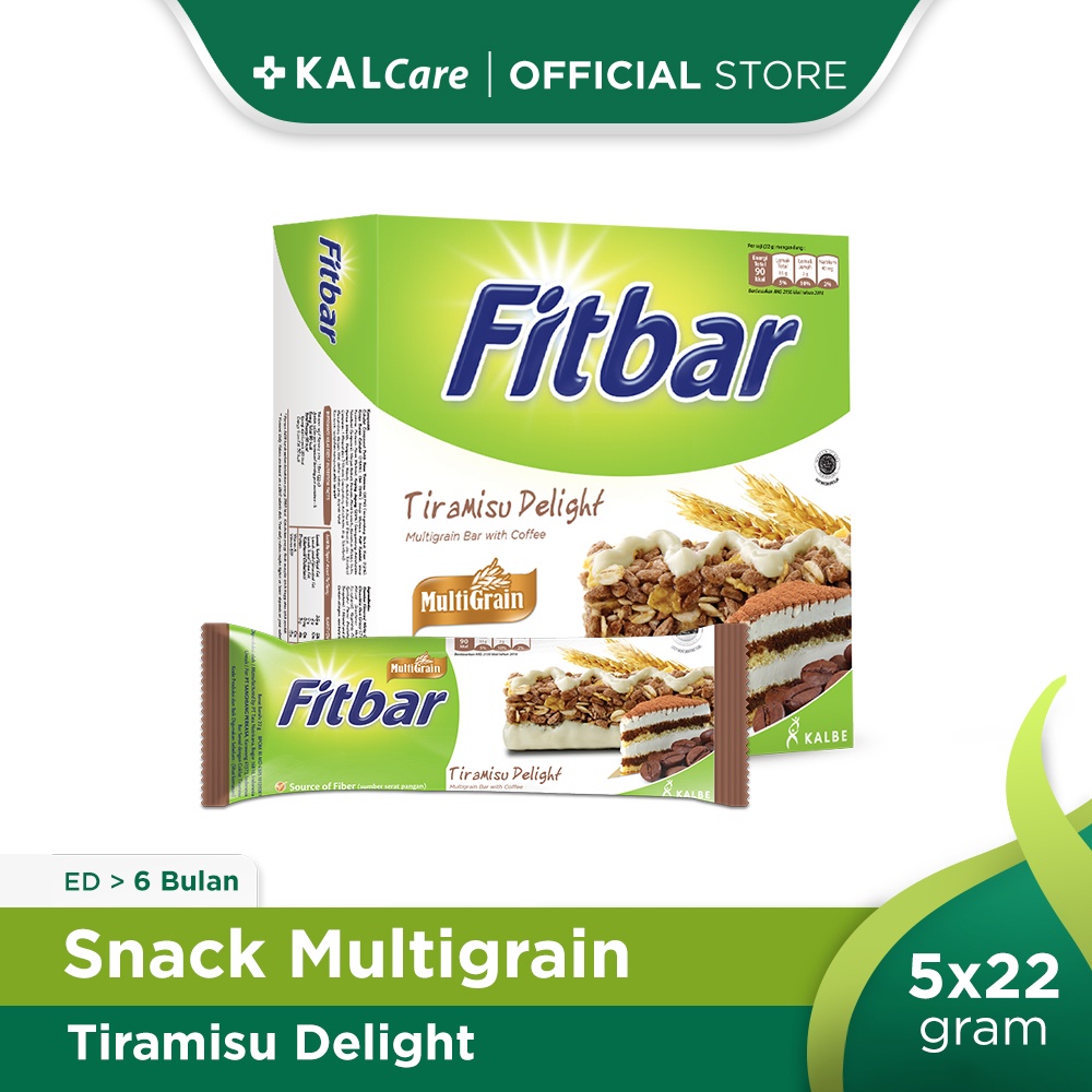 

Fitbar Multigrain Tiramisu Delight 5X22gr