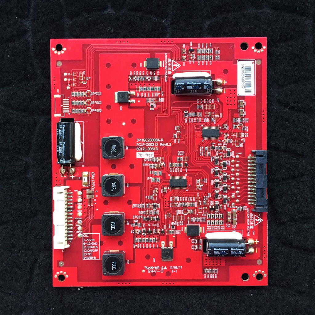 BALLAST - INVERTER BACKLIGHT  TV SONY KDL 42EX410 - 42 EX 410 - 42 EX - 42EX - 42 - 3PHGC20008A-R
