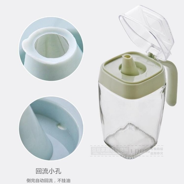 Botol Minyak Serbaguna Seasoning Glass Jar 550ml - ZL2016 - KOTAK 550ML