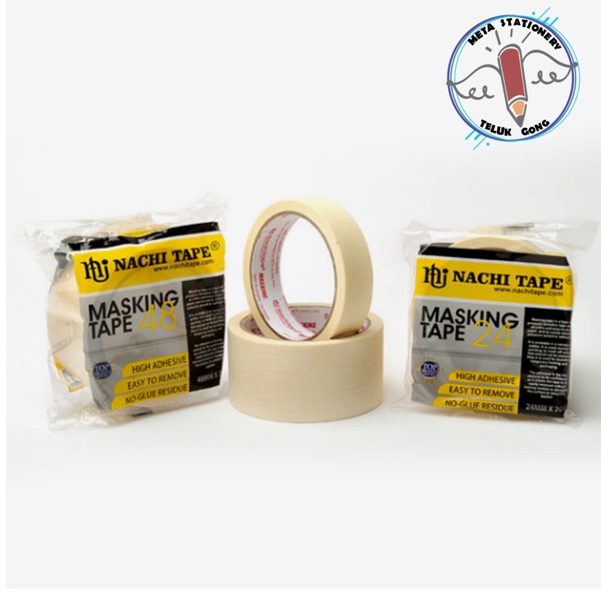 

Maksing Tape / Lakban kertas Nachi 20Yard