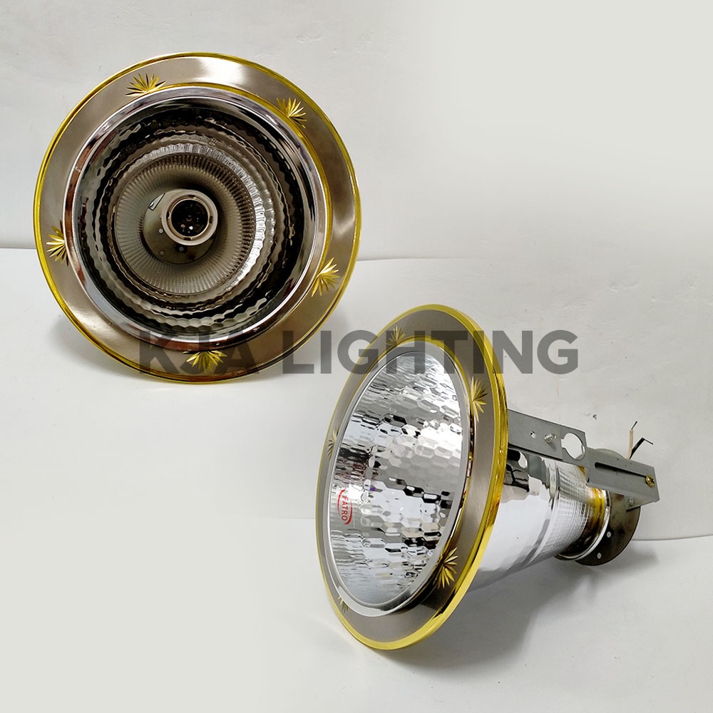 DOWNLIGHT IB INBOW 5IN 5 INCH BULAT SILVER+GOLD KIPAS FATRO