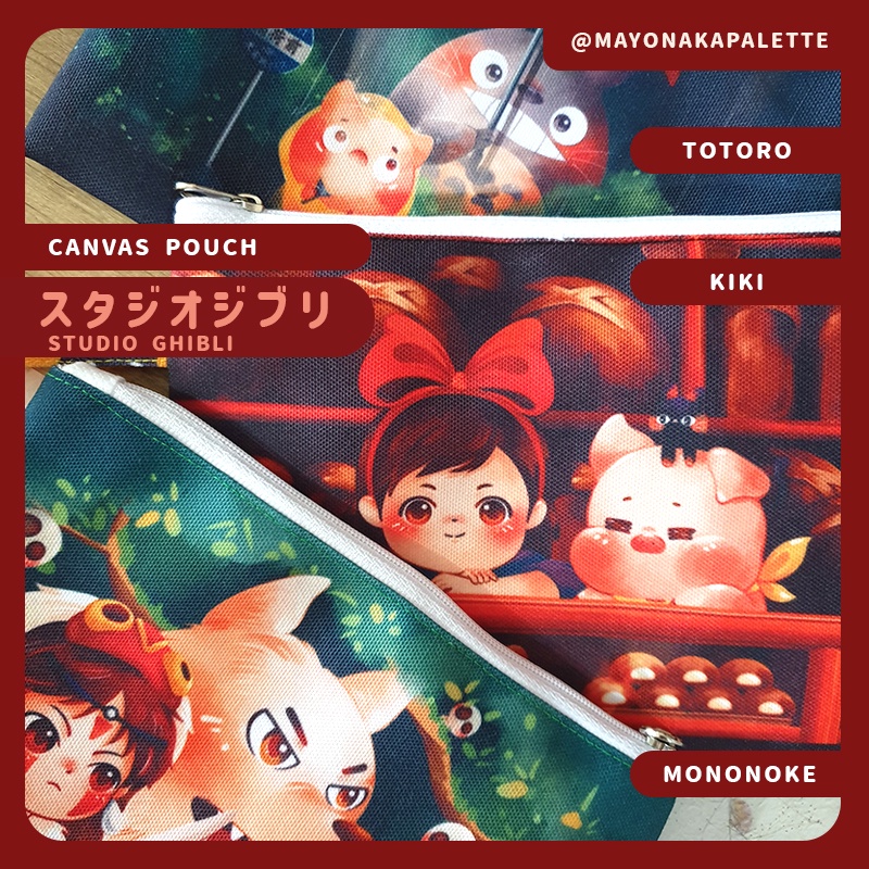 

Ghibli Canvas Pouch